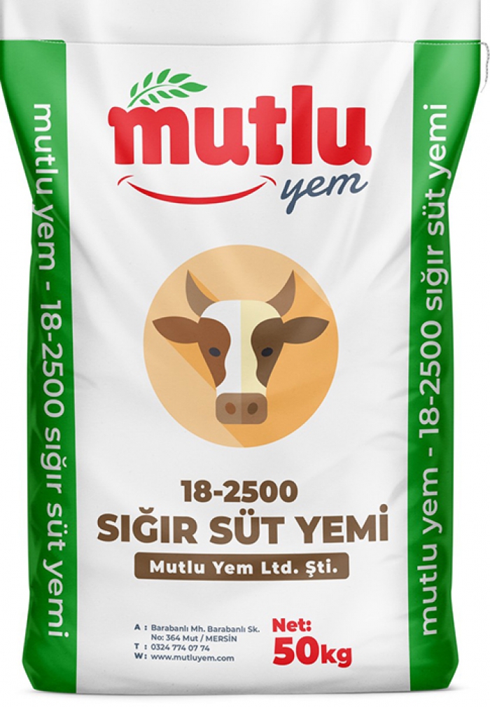 18-2500 <br>sığır süt yemi