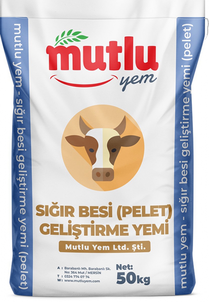 Sığır besi geliştirme yemi pelet